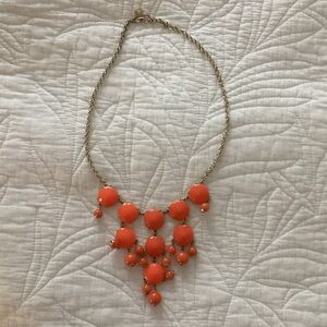 J. Crew Vibrant Orange Necklace